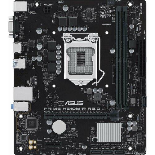 Материнская плата Asus PRIME H510M-R R20-SI Soc-1200 Intel H470 mATX 882000₽
