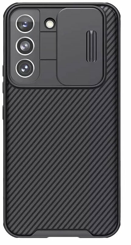 Накладка Nillkin Cam Shield Pro пластиковая для Samsung Galaxy S22 SM-S901 Black (черная)