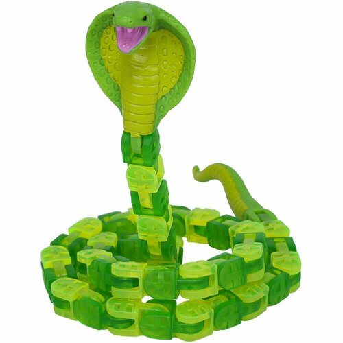 Игрушка Zing Toys антистресс Klixx Creaturez - Кобра (зелёная)