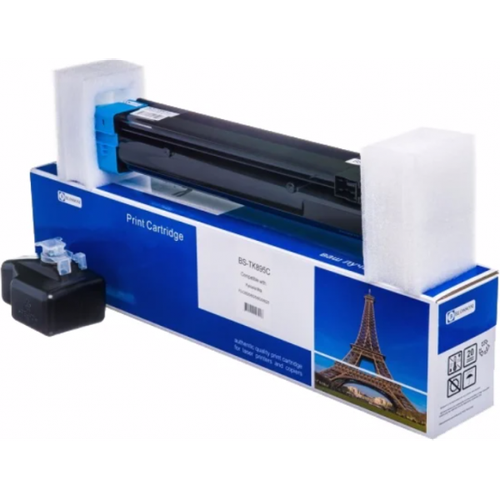 комплект 2 штук картридж лазерный sakura tk 895m пур для kyocera mita fs c8020mfp 8025mfp TK-895C Blossom совместимый голубой тонер-картридж для Kyocera Mita FS C8020/ C8025/ C8520/ C8525 (6