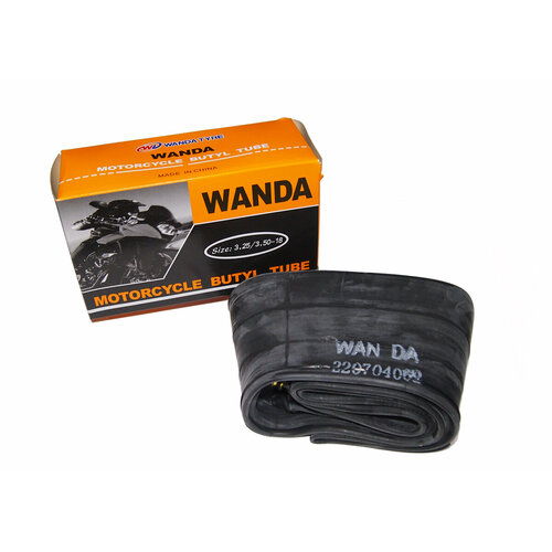 Камера мотоциклетная WANDA 18" 3.25/3.50-18 , бутил (фирм. качество), вентиль ТR4