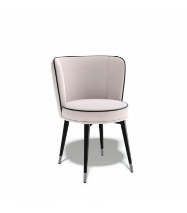 фото Стул Kenner 177KK черный/бежевый велюр