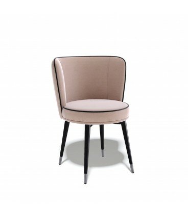 фото Стул Kenner 177KK черный/капучино велюр