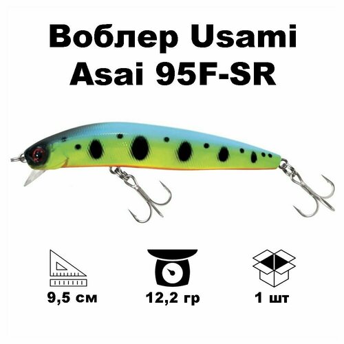 Воблер Usami Asai 95F-SR #613