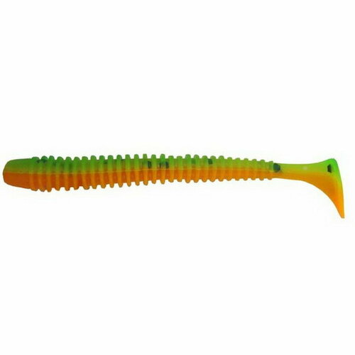 виброхвост liny catcher pepper lime 6 см 12 шт Виброхвост Liny Catcher Pepper Green & Orange, 6 см, 12 шт.