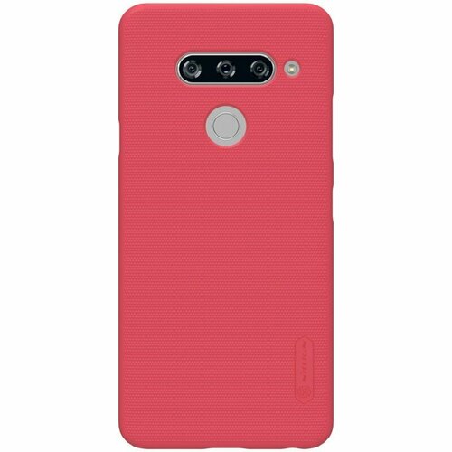 Накладка Nillkin Frosted Shield пластиковая для LG V40 Thinq Red (красная)