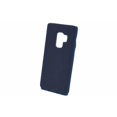Накладка силиконовая для Samsung Galaxy S9 Plus SM-G965 синяя ткань накладка nillkin nature tpu case силиконовая для samsung galaxy s9 plus sm g965 прозрачно золотистая