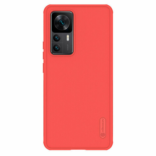 Накладка Nillkin Frosted Shield Pro пластиковая для Xiaomi Mi 12T / Redmi K50 Ultra Red (красная) накладка nillkin frosted shield пластиковая для sony xperia xa2 ultra gold золотистая