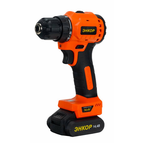 Бесщеточный аккумуляторный шуруповерт Энкор ДША-16Л 2x20 Ач 50023 708000₽