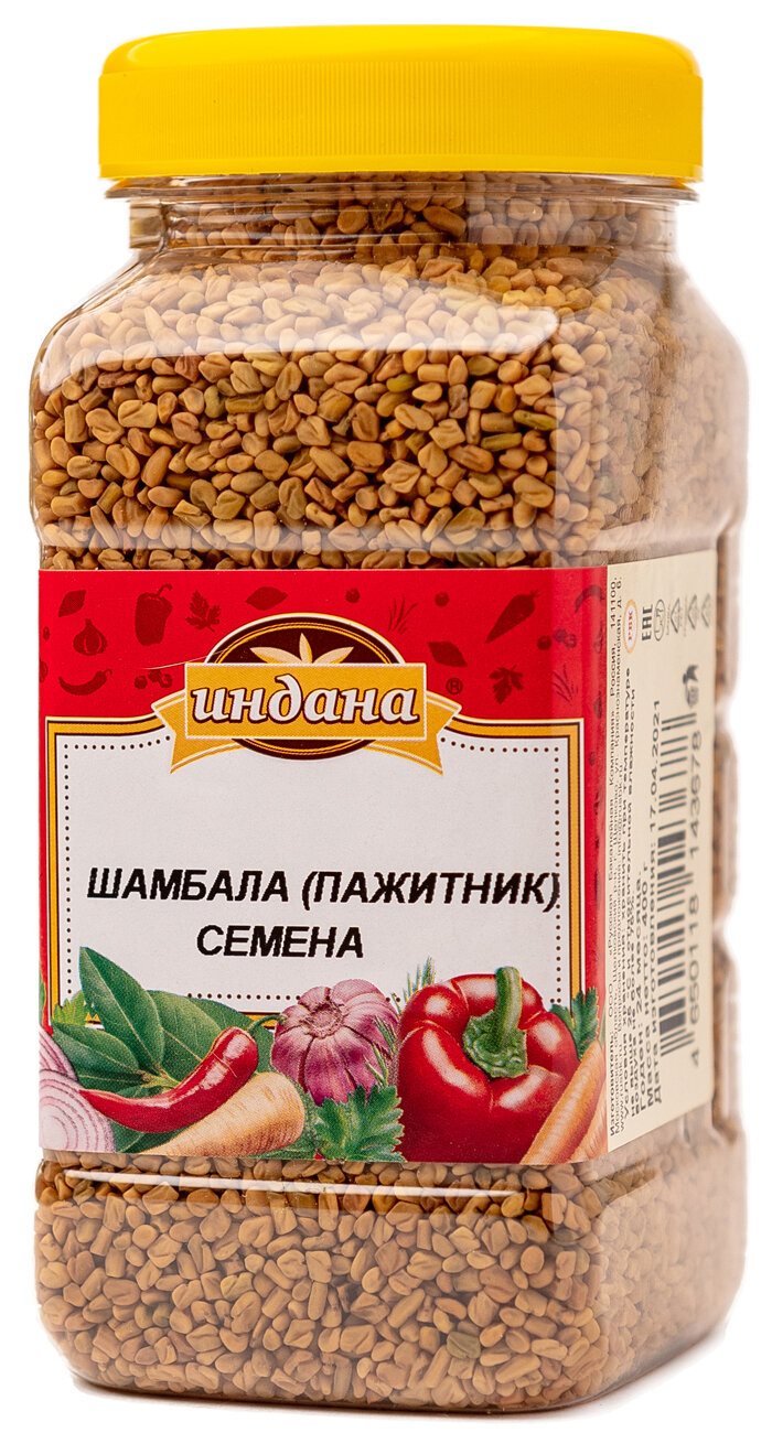 Шамбала/ Пажитник семена "Индана" 400 гр./ 500 мл.