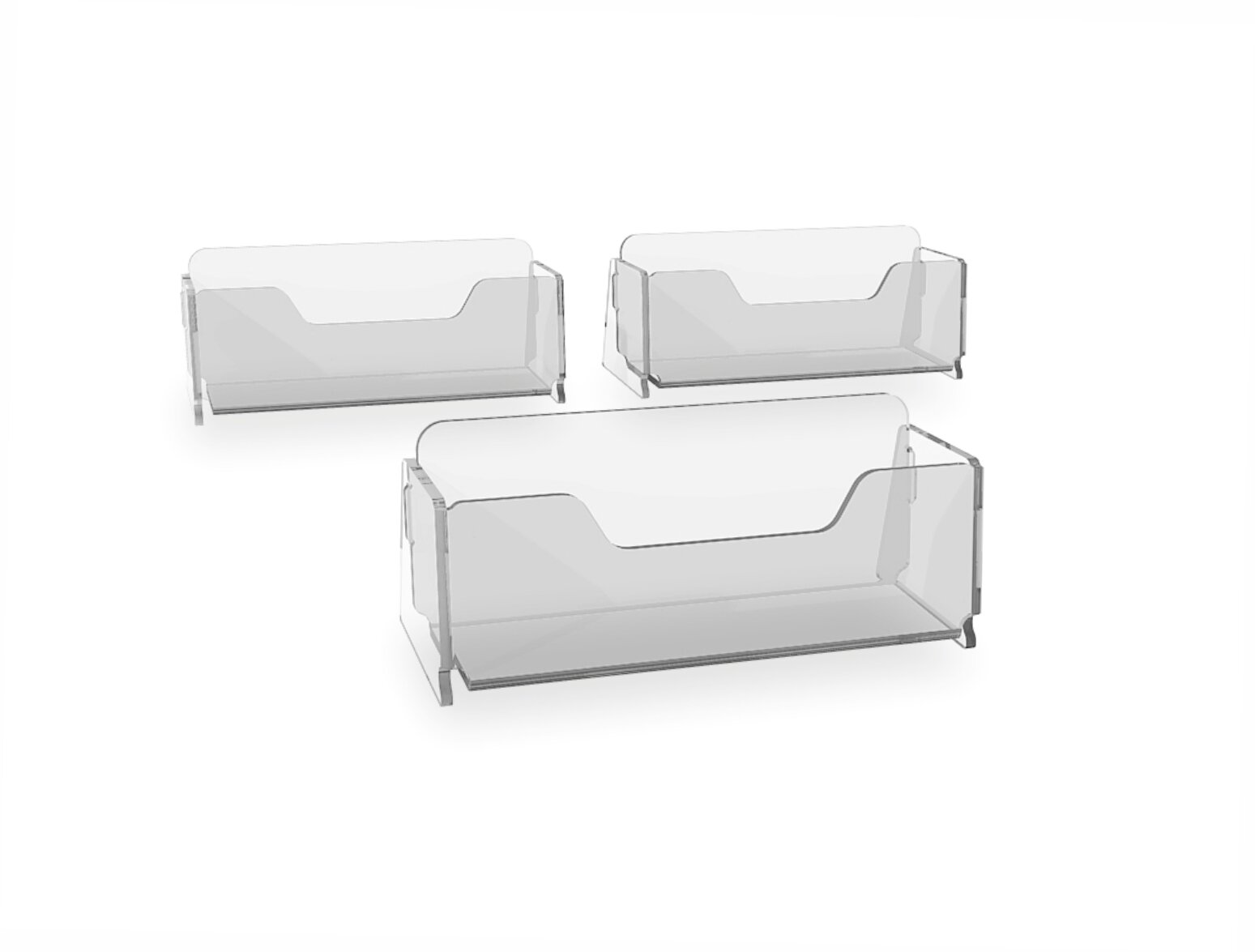 фото Подставки для визиток, комплект 3 шт, POSTUFF