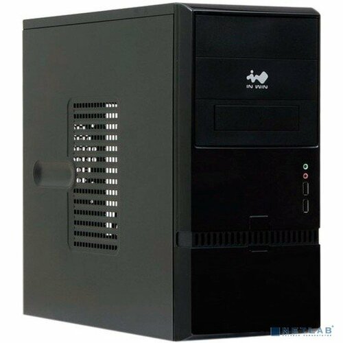 Inwin Корпус Mini Tower InWin ENR-022BL w/o PSU mATX 6121652 чёрный корпус inwin ec036 black 400w 6135421