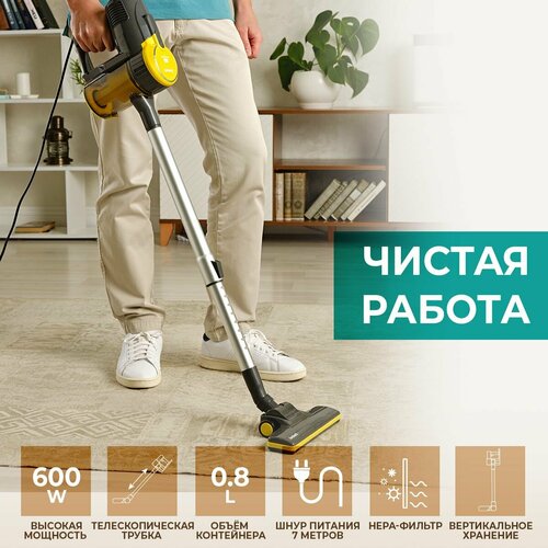 Пылесос вертикальный проводной Timberk T-VCH-50 599900₽