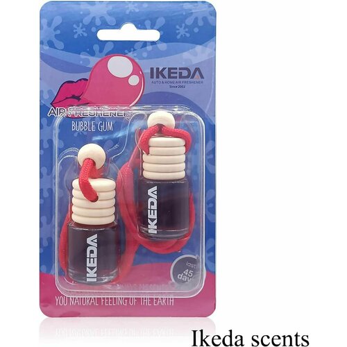 Ароматизатор Ikeda Scents Аромат Бубль-гум (Bubble gum) Air Fresheners для автомобиля и дома 2 шт.