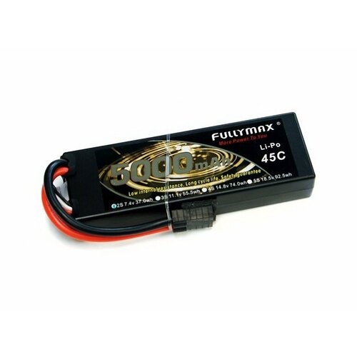 аккумулятор lipo fullymax 7 4v 6500мач в корпусе fb6500 55c 7 4v jc Аккумулятор LiPo Fullymax 7.4V 5000мАч 45C в корпусе FB5000-45C-7.4V-WB