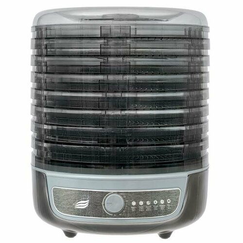 Сушилка для овощей и фруктов Великие реки Волга-10 серебристый чёрный 743100₽