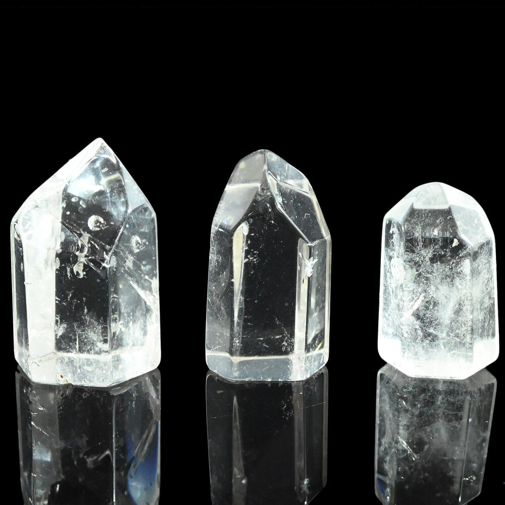 фото Кристалл горного хрусталя 15*19*29мм, 10-19г (M) РадугаКамня