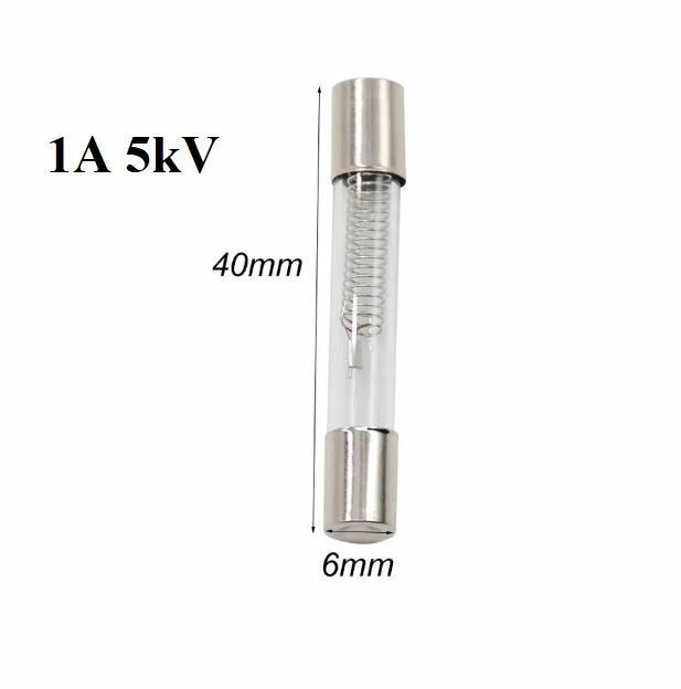 фото Стеклянный предохранитель для микроволновки 5кВ 1А (1000mA) СВЧ