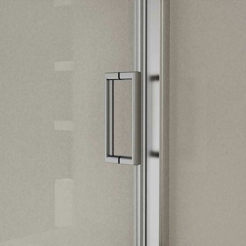 Душевая дверь Vincea City 120x195 VDS-5CT120MT стекло текстурное, профиль хром
