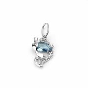 Подвеска Sirius Jewelry, серебро, 925 проба, родирование, фианит