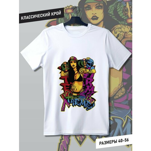 фото Футболка, размер xs, белый будь на стиле