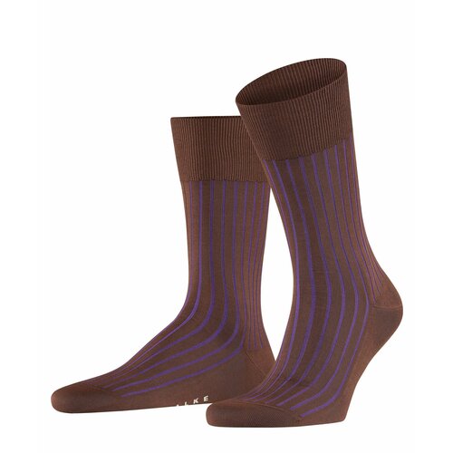 фото Мужские носки falke, 1 пара, классические, размер 39-40, коричневый