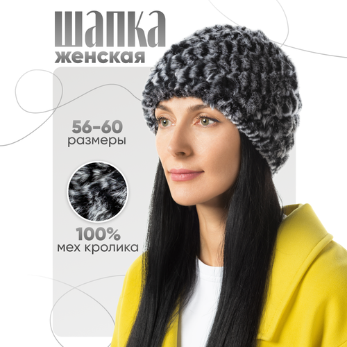 фото Шапка solmax, размер универсальный, серый