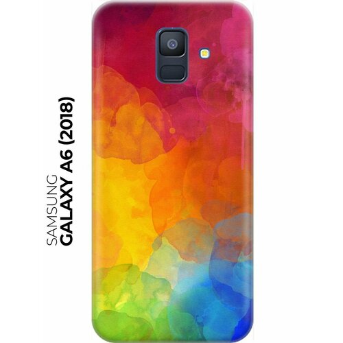 RE: PA Накладка Transparent для Samsung Galaxy A6 (2018) с принтом Буйство красок re pa накладка transparent для samsung galaxy note 20 ultra с принтом буйство красок