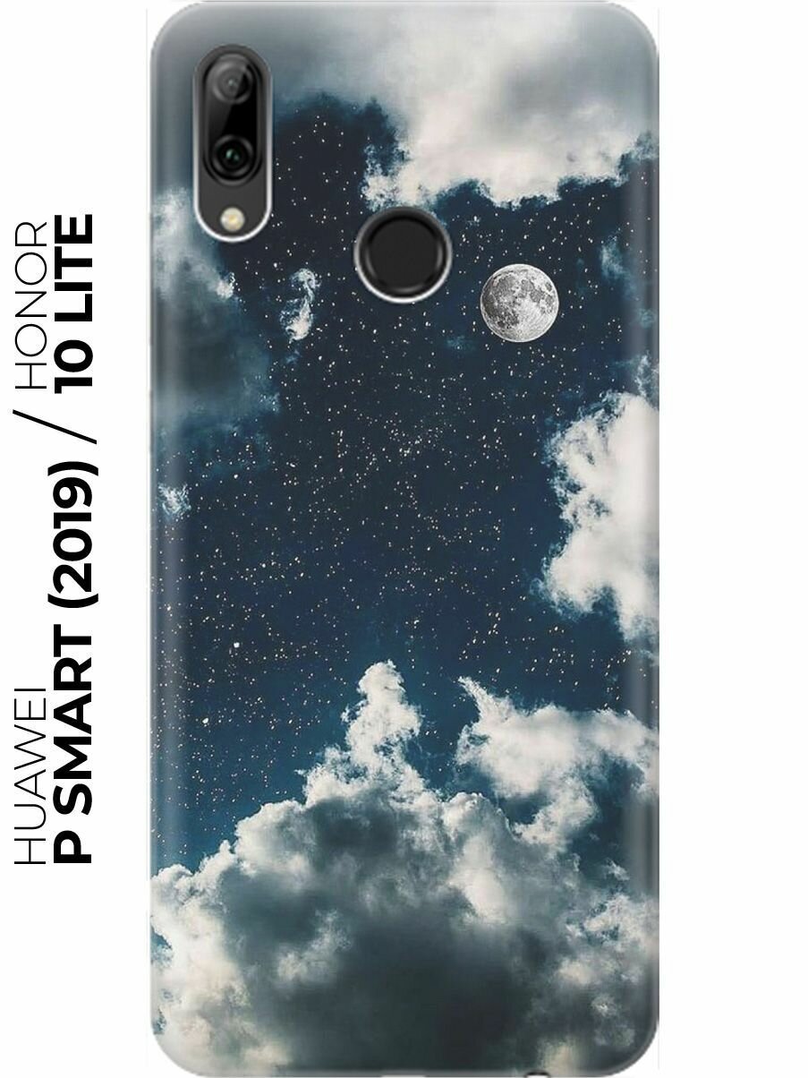 RE: PA Накладка Transparent для Huawei P Smart (2019) / Honor 10 Lite с принтом "Лунное небо"