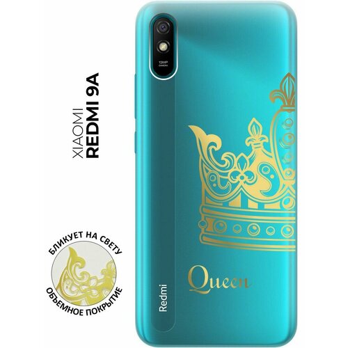 Силиконовый чехол с принтом True Queen для Xiaomi Redmi 9A / Сяоми Редми 9А силиконовый чехол с принтом true queen для xiaomi redmi 12 сяоми редми 12