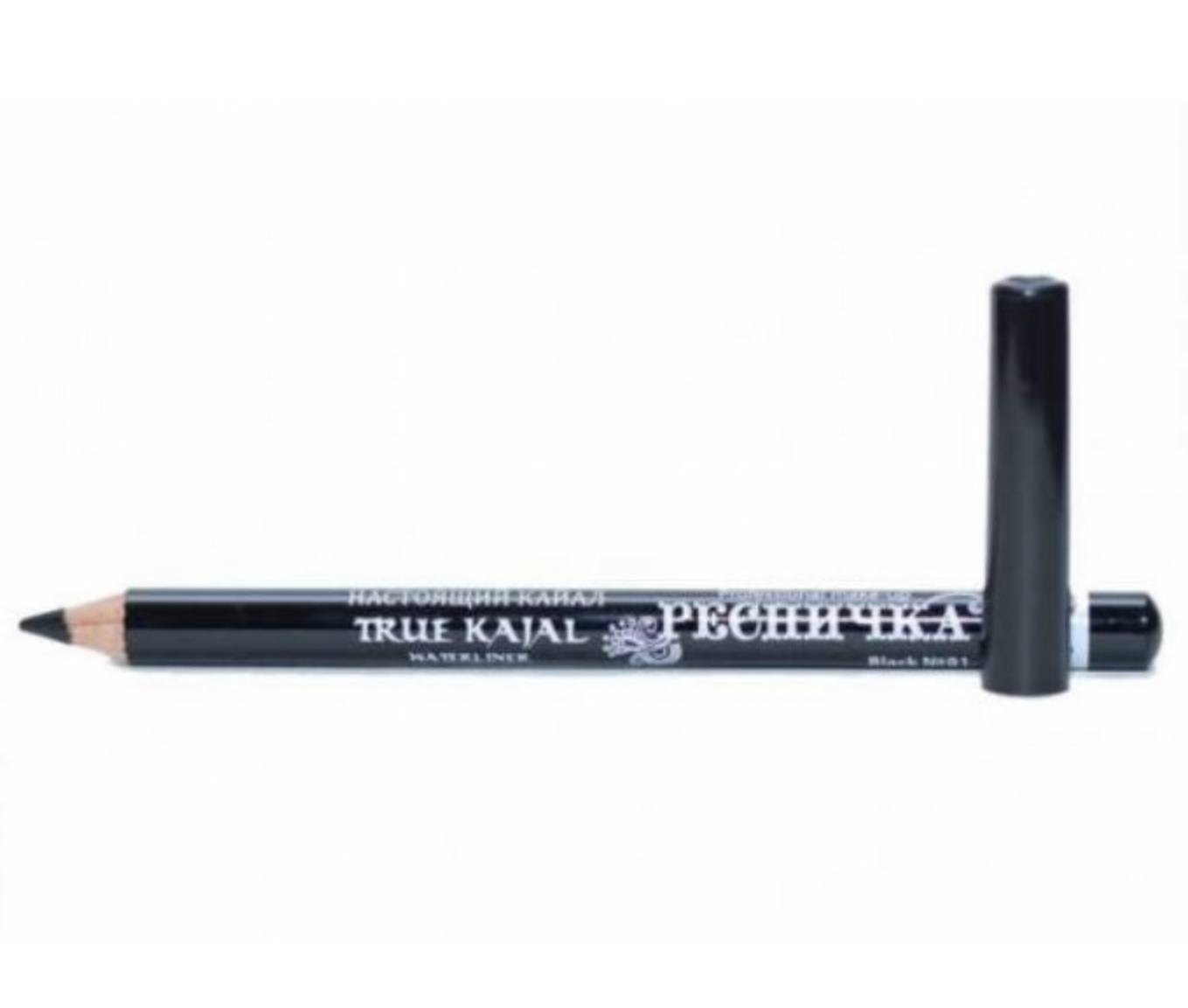 Ресничка - Карандаш для глаз True Kajal водостойкий тон 91 Black 4 г