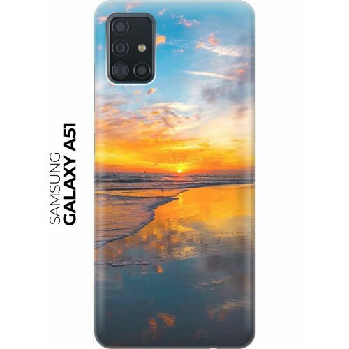 re pa накладка transparent для samsung galaxy s10 lite с принтом закат на пляже RE: PA Накладка Transparent для Samsung Galaxy A51 с принтом Закат на пляже