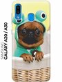 Чехол - накладка ArtColor для Samsung Galaxy A20 / A30 с принтом "Собака в смешной шапке"