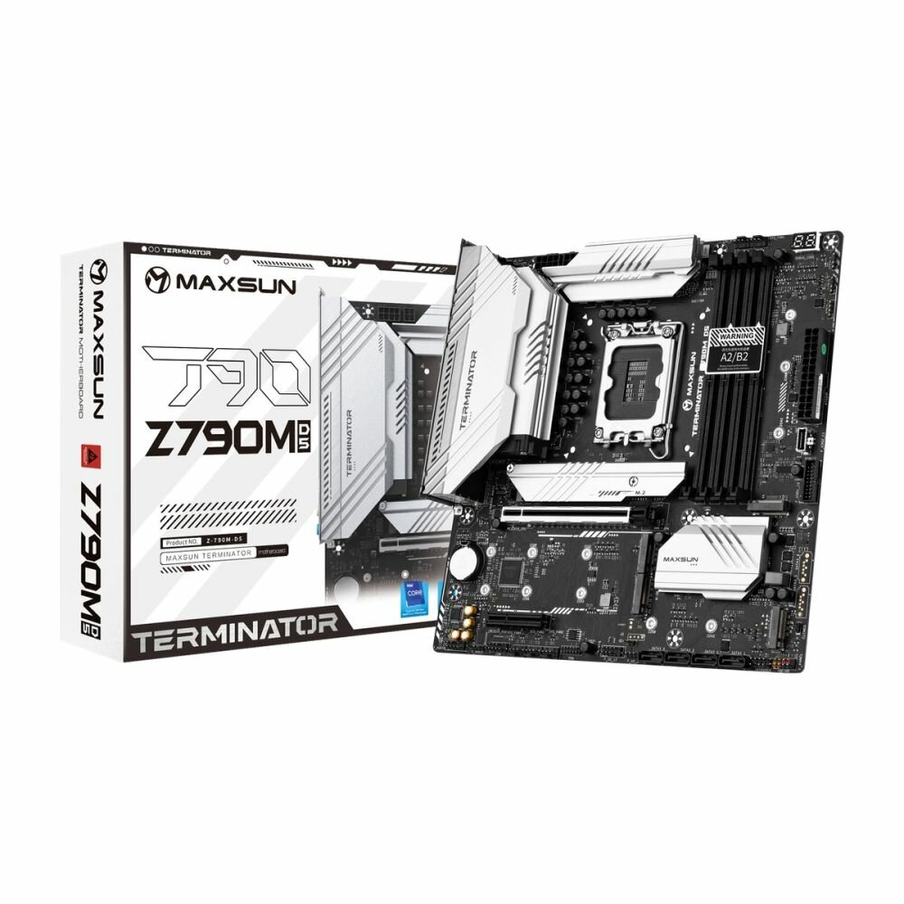 Материнская плата Maxsun MS-Terminator Z790M D5 1700, Z790, 4xDDR5, mATX, RTL