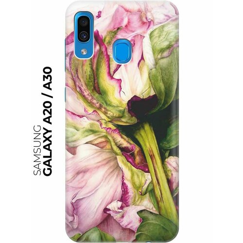 Чехол - накладка ArtColor для Samsung Galaxy A20 / A30 с принтом Нежность цветка чехол накладка artcolor для samsung galaxy note 10 с принтом нежность цветка