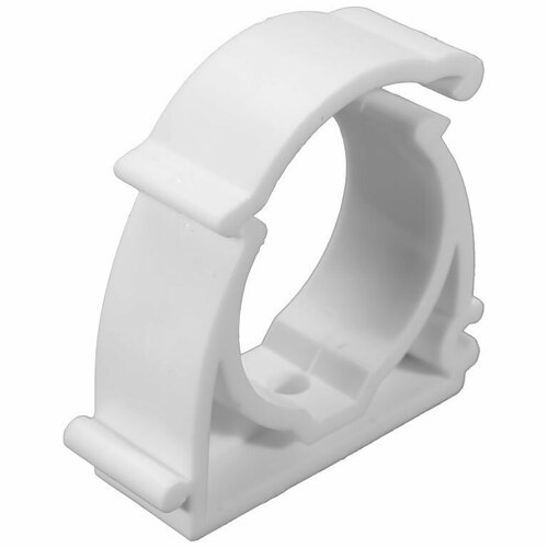 Клипса опора для труб полипропиленовая с фиксатором белая дн 16 8шт Стан 555₽