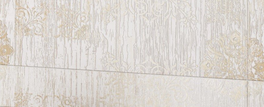 фото Плитка керамическая БерезаКерамика Папирус 30х60см, сорт1, белый, декор 1