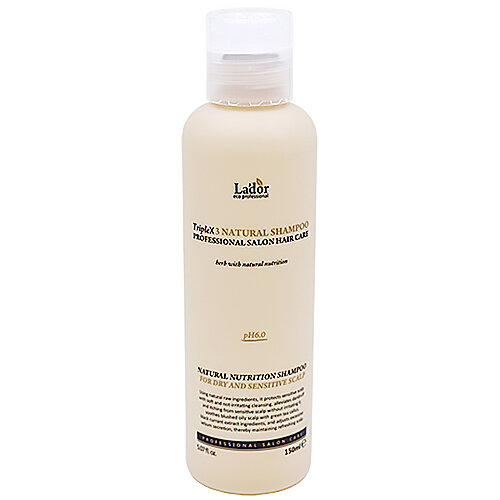 Lador Шампунь с натуральными ингредиентами - PH6.0 Triplex natural shampoo, 150мл