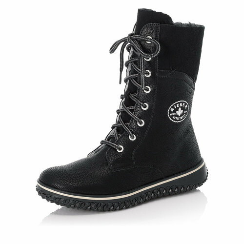 фото Ботинки rieker, размер 39, черный