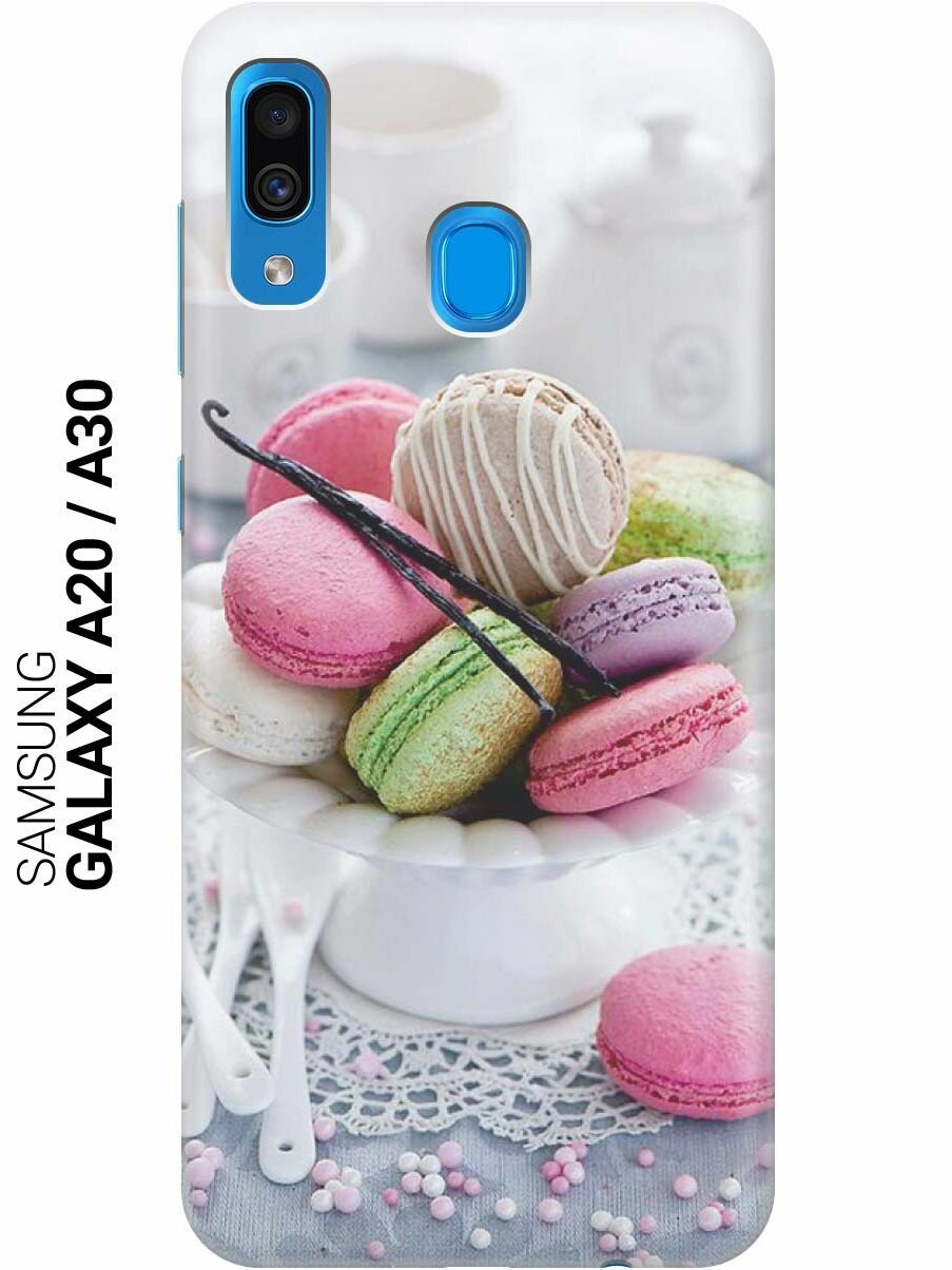 Ультратонкий силиконовый чехол-накладка для Samsung Galaxy A20 / A30 с принтом "Из Парижа"