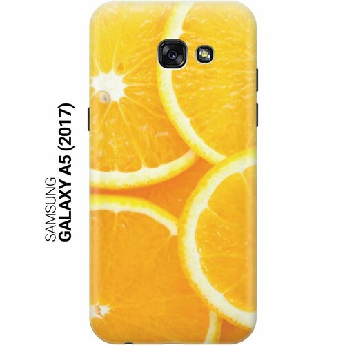 GOSSO Ультратонкий силиконовый чехол-накладка для Samsung Galaxy A5 (2017) с принтом Апельсины gosso ультратонкий силиконовый чехол накладка для samsung galaxy s8 с принтом апельсины