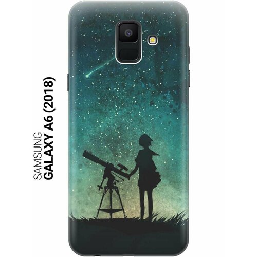 GOSSO Ультратонкий силиконовый чехол-накладка для Samsung Galaxy A6 (2018) с принтом Загадай желание gosso ультратонкий силиконовый чехол накладка для samsung galaxy s8 с принтом загадай желание