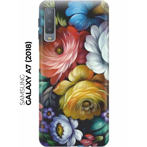 RE: PAЧехол - накладка ArtColor для Samsung Galaxy A7 (2018) с принтом Цветочная роспись re paчехол накладка artcolor для samsung galaxy a7 2018 с принтом тигр