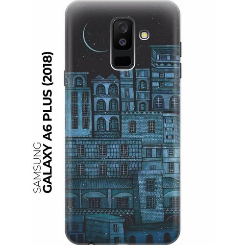 RE: PAЧехол - накладка ArtColor для Samsung Galaxy A6 Plus (2018) с принтом Ночь над городом