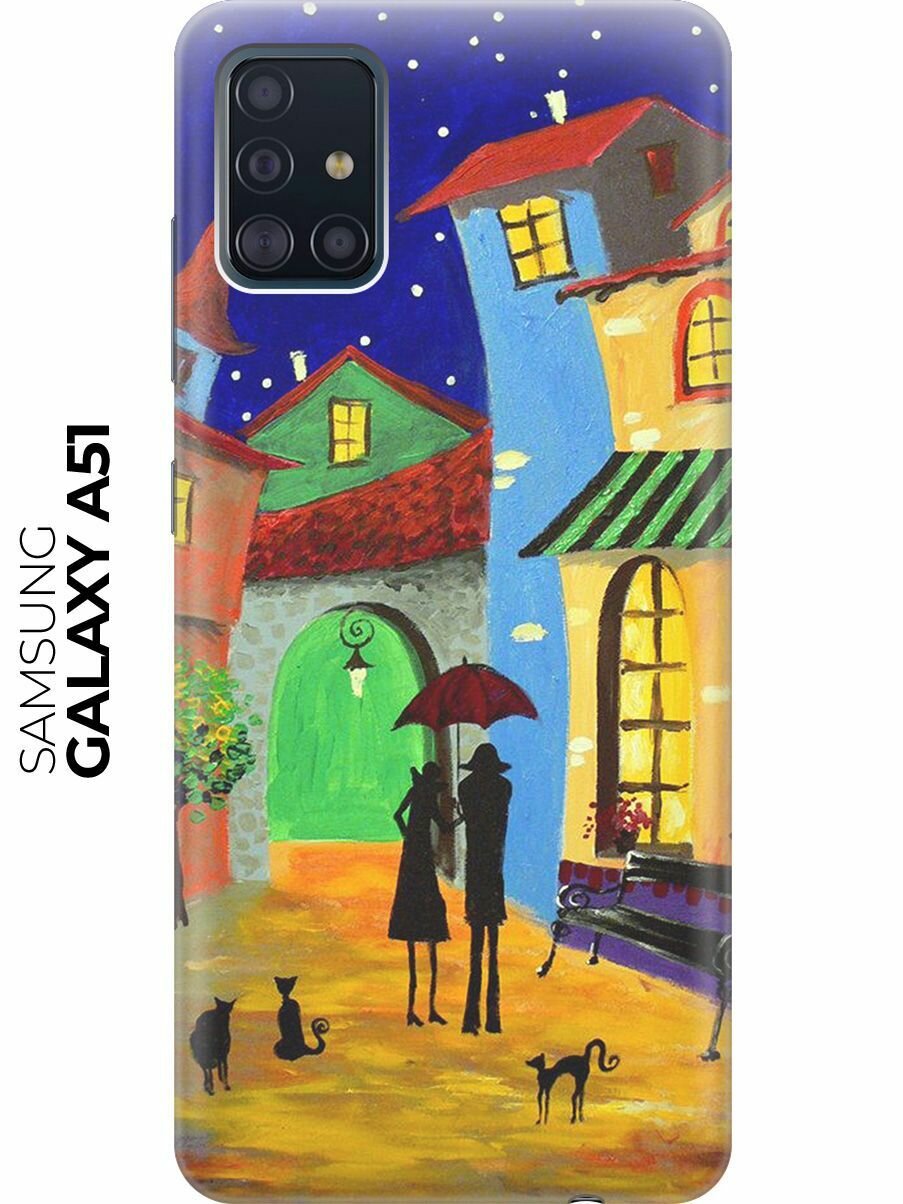 RE: PA Чехол - накладка ArtColor для Samsung Galaxy A51 с принтом "Разноцветный город"