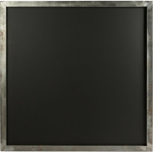 Доска магнитно-меловая черная Комус 100х100см в стиле лофт доска меловая черная комус 60х90см мдф без рамы