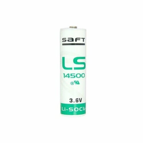 Элемент питания Saft LS 14500/STD AA 2.6Ah 3.6V батарейка saft ls 14500 без выводов lsc2600 3 6v aa франция 2022 г