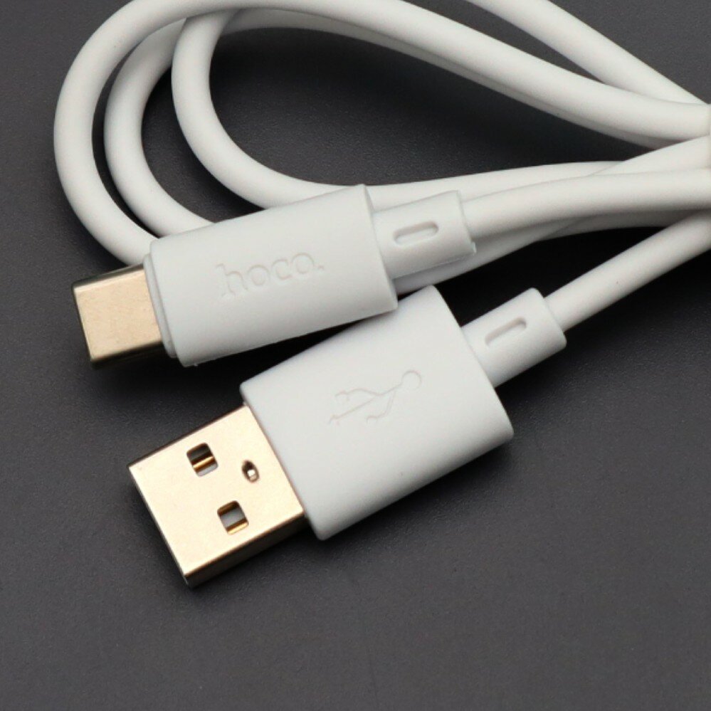 Кабель Hoco X88 USB - Type-C, 1 м, 1 шт, белый