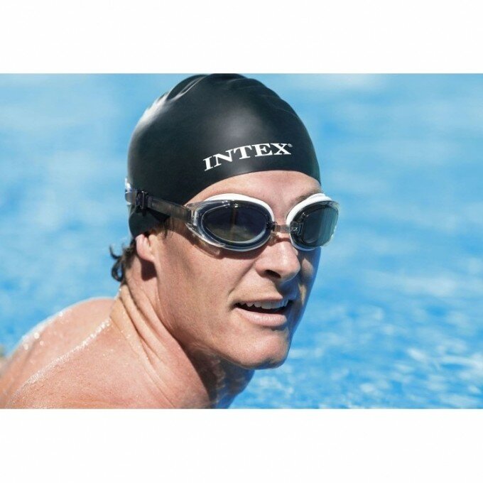 Очки для плавания Intex Water Sport 55685, серый.