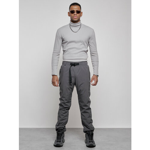  брюки MTFORCE, подкладка, карманы, мембрана, утепленные, водонепроницаемые, размер 54, серый